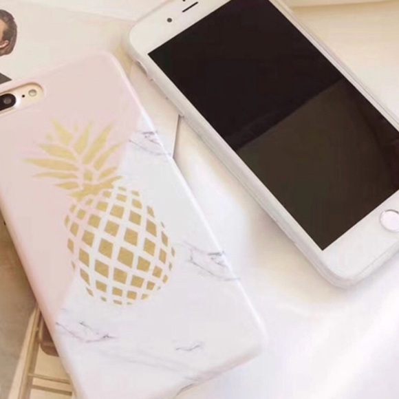 NEW iPhone 6+/6s+ Marble Pineapple Case - Picture 3 of 3